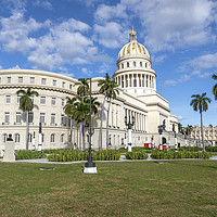 Buy canvas prints of The Capitol Building, Havana. by David Hare
