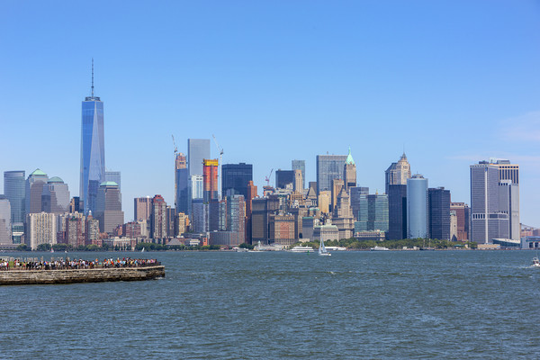 Manhattan Skyline Picture Board by David Hare