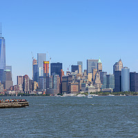 Buy canvas prints of Manhattan Skyline by David Hare