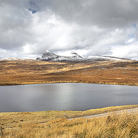 Buy canvas prints of Moorland Loch by David Hare