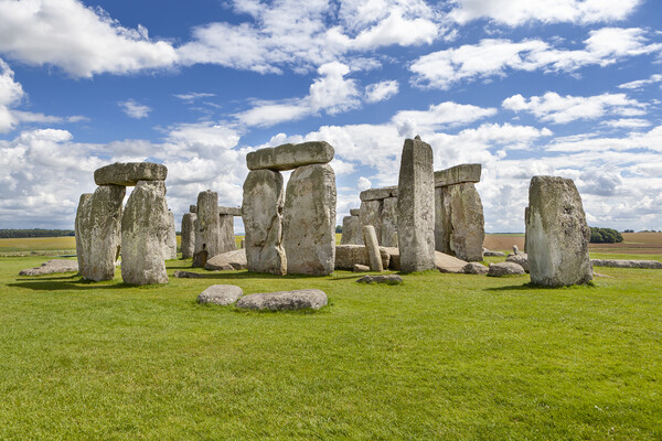 Stonehenge with Cloud Picture Board by David Hare