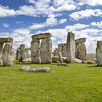 Buy canvas prints of Stonehenge with Cloud by David Hare