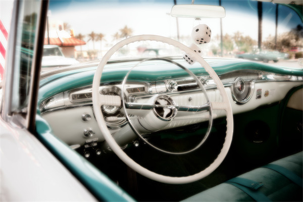 American Classic Car Picture Board by David Hare