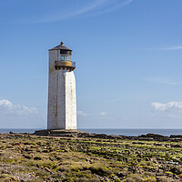 Buy canvas prints of Southerness Lighthouse by David Hare