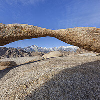Buy canvas prints of Lathe Arch, Alabama Hills  by David Hare