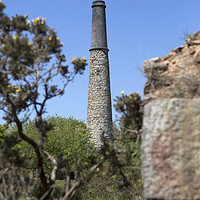 Buy canvas prints of Derelict Tin Mine by David Hare