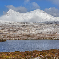 Buy canvas prints of Snow Covered Moorland by David Hare