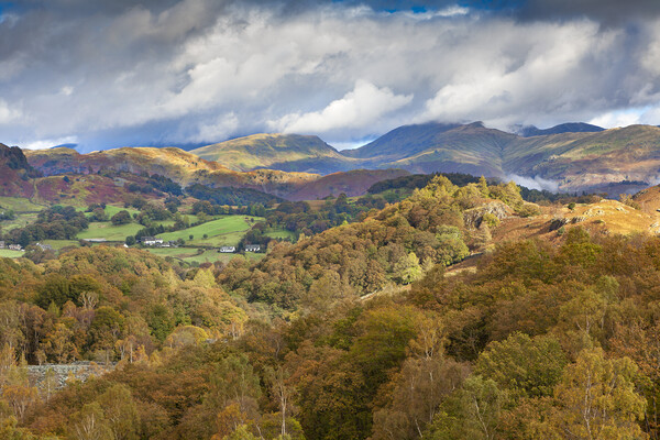 Cumbrian Landscape Picture Board by David Hare