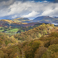 Buy canvas prints of Cumbrian Landscape by David Hare