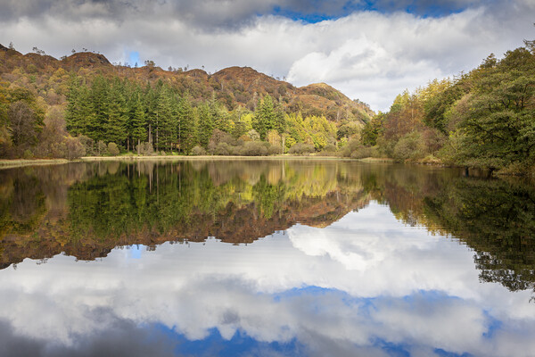 Cumbrian Reflections Picture Board by David Hare
