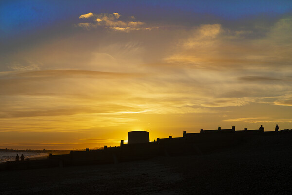 Martello at Sunset Picture Board by David Hare