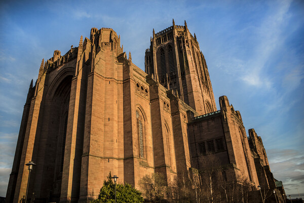 Liverpool Cathedral Picture Board by David Hare