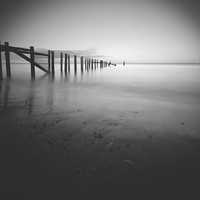 Buy canvas prints of  Desolate Happisburgh by Sarah Partridge