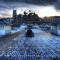 Buy canvas prints of CROMER PIER WINTER 2010 by Gypsyofthesky Photography