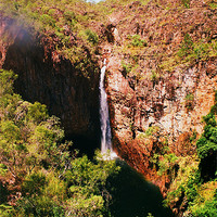 Buy canvas prints of Sopoaga Waterfall by Simon Joshua Peel