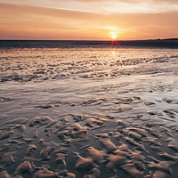 Buy canvas prints of Sunrise on Old Hunstanton beach. Norfolk, UK. by Liam Grant