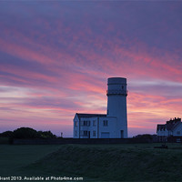 Buy canvas prints of Lighthouse at Dawn, Old Hunstanton, Norfolk by Liam Grant