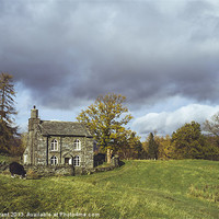 Buy canvas prints of Remote cottage. Lake District, UK. by Liam Grant