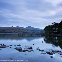 Buy canvas prints of Coniston Water at dawn, Lake District, Cumbria, UK by Liam Grant