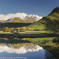 Buy canvas prints of View to Hartsop from Brothers Water. Lake District by Liam Grant
