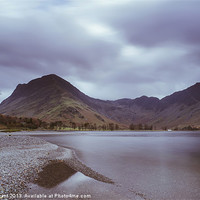 Buy canvas prints of View of Fleetwith Pike and Hay Stacks above Butter by Liam Grant