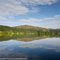Buy canvas prints of Grasmere, Lake District, UK. by Liam Grant