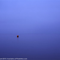 Buy canvas prints of Buoy at twilight, Wells-next-the-Sea by Liam Grant