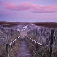 Buy canvas prints of Dawn sunrise. Holkham, Norfolk Coast, UK by Liam Grant