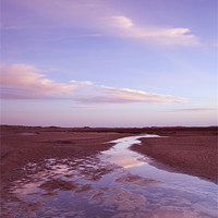 Buy canvas prints of Dawn Sunrise. Holkham, Norfolk Coast, UK by Liam Grant