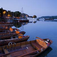 Buy canvas prints of Boats at Waterhead, Lake Windermere by Liam Grant