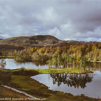 Buy canvas prints of Tarn Hows and view to Yewdale Fells. by Liam Grant