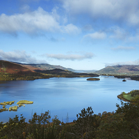 Buy canvas prints of View over Derwent Water to Keswick. by Liam Grant