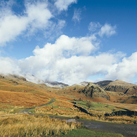 Buy canvas prints of Path to the Old Man of Coniston. by Liam Grant
