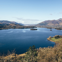 Buy canvas prints of Views over Derwent Water from Suprise View near As by Liam Grant