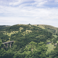Buy canvas prints of Monsal Head Viaduct.  by Liam Grant