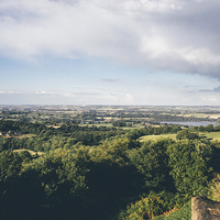 Buy canvas prints of View to Ogston Reservoir as an evening storm passe by Liam Grant