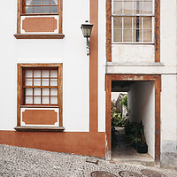 Buy canvas prints of Building and alleyway. La Palma, Canary Island. by Liam Grant