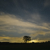 Buy canvas prints of Ursa Major and clouds. West Acre, Norfolk, UK. by Liam Grant