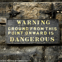 Buy canvas prints of Warning by Anth Short