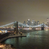 Buy canvas prints of Brooklyn Bridge by Mark Burnett