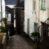 Buy canvas prints of COBBLED STREET ST IVES by Anthony R Dudley (LRPS)
