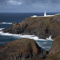 Buy canvas prints of PENDEEN LIGHT HOUSE #2 by Anthony R Dudley (LRPS)