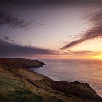 Buy canvas prints of A CORNISH SUNSET by Anthony R Dudley (LRPS)