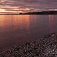Buy canvas prints of NEWGALE SUNSET#1 by Anthony R Dudley (LRPS)