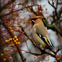 Buy canvas prints of WAXWING by Anthony R Dudley (LRPS)