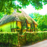 Buy canvas prints of Country Cottage by stephen walton