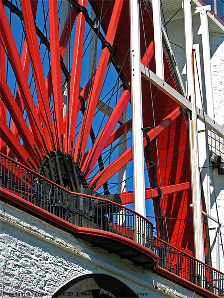 Laxey Wheel, Isle of Man Picture Board by Howard Corlett