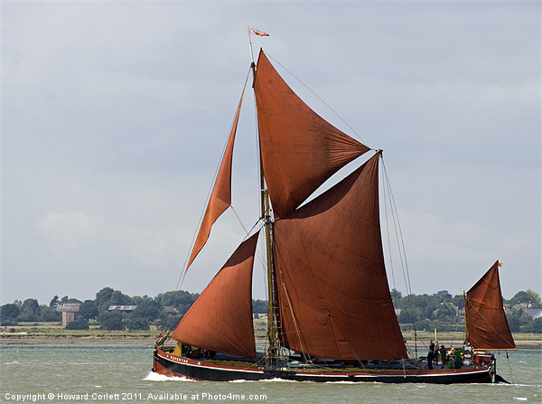 Thames Barge Repertor Picture Board by Howard Corlett