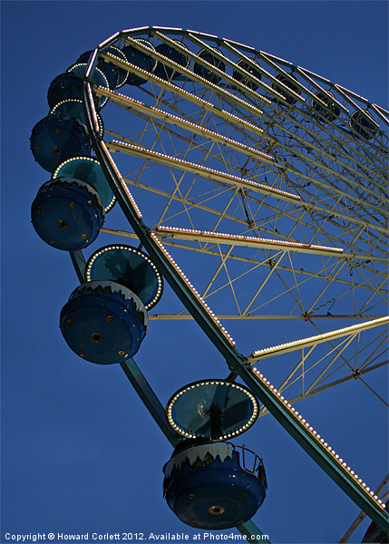 Lille Ferris Wheel Picture Board by Howard Corlett