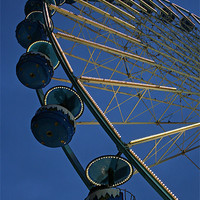 Buy canvas prints of Lille Ferris Wheel by Howard Corlett